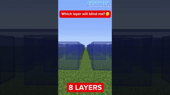 Can Minecraft Glass make you blind? #shorts - Gameplay, Kingdom Kids Zone, Minecraft - EYstreem