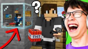 I Fooled My Friend with a TINY Secret Base in Minecraft - Gameplay, Kingdom Kids Zone, Minecraft - EYstreem