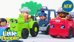 Race Day through the town! 🚨⭐️ @littlepeople Compilation ⭐️ - Kids TV Series, Kingdom Kids Zone - Little People - Fisher Price
