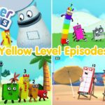 Yellow Level 3 – Full Episodes | 1 Hour Compilation – Numberblocks | 123 – Numbers Cartoon For Kids - Kingdom Kids Zone, Little Learners - Numberblocks