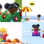 ⭐️ Learn the SEASONS 🌸☀️🍁❄️ Spot the differences @littlepeople Season ⭐️ - Kids TV Series, Kingdom Kids Zone - Little People - Fisher Price