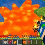 Minecraft, But Anything I Touch Turns to Lava… - Gameplay, Kingdom Kids Zone, Minecraft - EYstreem