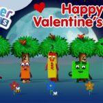Valentine's Day! | Numberblocks Full Episodes – 1 Hour Compilation | 123 – Numbers Cartoon For Kids - Kingdom Kids Zone, Little Learners - Numberblocks