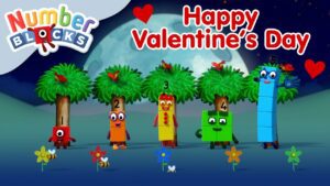 Valentine's Day! | Numberblocks Full Episodes – 1 Hour Compilation | 123 – Numbers Cartoon For Kids - Kingdom Kids Zone, Little Learners - Numberblocks