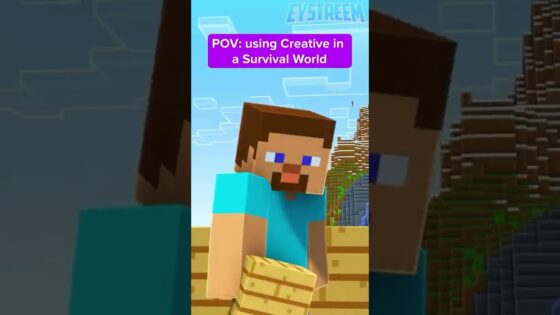 When you get caught using Creative Mode #shorts #minecraft - Gameplay, Kingdom Kids Zone, Minecraft - EYstreem
