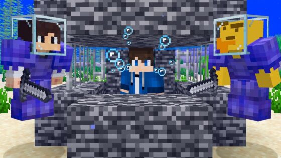My Friends Trapped Me UNDERWATER, So I Got Revenge - Gameplay, Kingdom Kids Zone, Minecraft - EYstreem