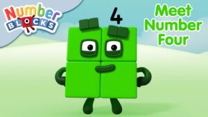 @Numberblocks – All About Number Four | Learn to Count - Kingdom Kids Zone, Little Learners - Numberblocks