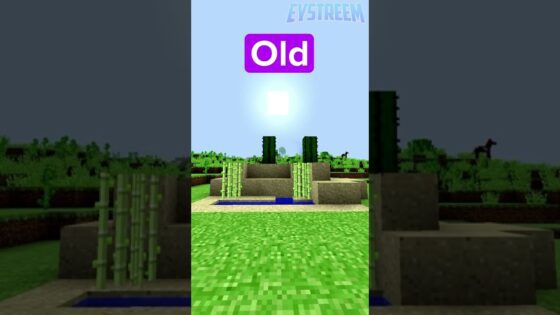 Minecraft OLD vs NEW Textures #shorts - Gameplay, Kingdom Kids Zone, Minecraft - EYstreem