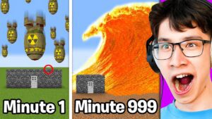 Minecraft, But Thereโs Natural Disasters Every Minute - Gameplay, Kingdom Kids Zone, Minecraft - EYstreem
