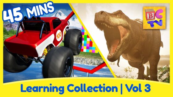 Learning Collection for Kids | Vol 3 | Colors, Math, Dinosaurs and More! - Kingdom Kids Zone, Little Learners - Brain Candy TV
