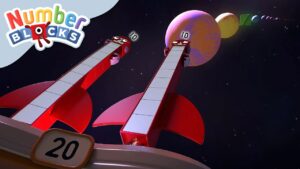 @Numberblocks – Rhyming in Space 🌏 | Learn to Count - Kingdom Kids Zone, Little Learners - Numberblocks
