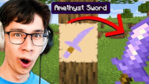 Minecraft, But Any Item You Paint, You Get - Gameplay, Kingdom Kids Zone, Minecraft - EYstreem