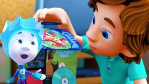 How do DVDs work? 💿 | @The Fixies | Cartoons for Children | #DVD - Kingdom Kids Zone, Little Learners - The Fixies