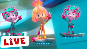 🔴 ПРЯМОЙ ЭФИР! ФИКСИКИ | Фиксики на каникулах - Kingdom Kids Zone, Little Learners - Фиксики