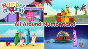 @Numberblocks – All Around Numberland | Learn to Count | Exploring - Kingdom Kids Zone, Little Learners - Numberblocks