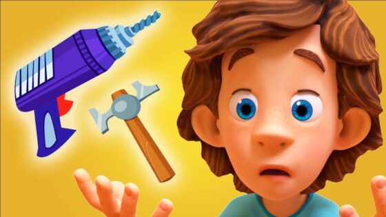 Tom's Toolbox 🛠 | The Fixies | Cartoons for Children | #Tools - Kingdom Kids Zone, Little Learners - The Fixies