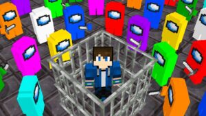 My Friends Trapped Me in SUS Prison, So I Got Revenge… - Gameplay, Kingdom Kids Zone, Minecraft - EYstreem