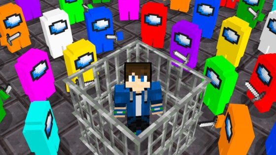 My Friends Trapped Me in SUS Prison, So I Got Revenge… - Gameplay, Kingdom Kids Zone, Minecraft - EYstreem