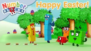 @Numberblocks – Can You Find All the Eggs? | Happy Easter | Learn to Count - Kingdom Kids Zone, Little Learners - Numberblocks
