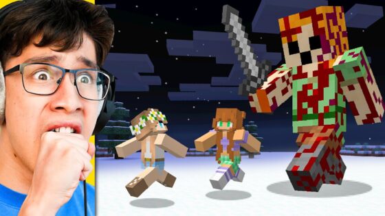 I Scared a Girl as GIANT ALEX in Minecraft - Gameplay, Kingdom Kids Zone, Minecraft - EYstreem