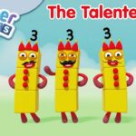 @Numberblocks – The Talented Trio! | Learn to Count - Kingdom Kids Zone, Little Learners - Numberblocks