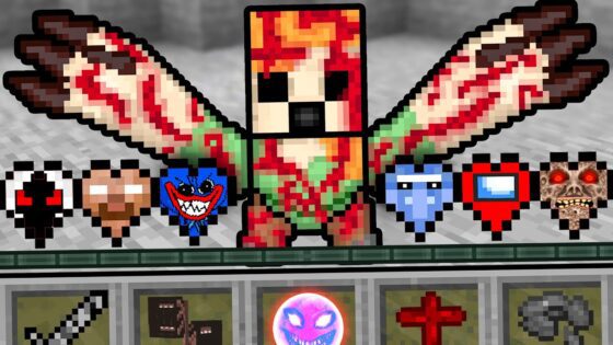 Minecraft, But There’s SCARY Hearts… - Gameplay, Kingdom Kids Zone, Minecraft - EYstreem