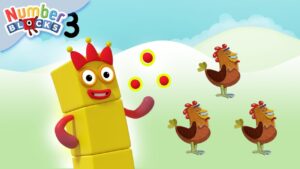 Numberblocks | Maths Counting Skills | Let's count to three! - Kingdom Kids Zone, Little Learners - Numberblocks