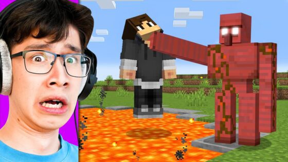I Fooled My Friend as BLOOD GOLEM in Minecraft - Gameplay, Kingdom Kids Zone, Minecraft - EYstreem