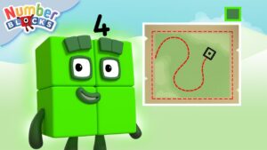 Numberblocks | Maths Number Skills | Let's Meet a Square Number! - Kingdom Kids Zone, Little Learners - Numberblocks