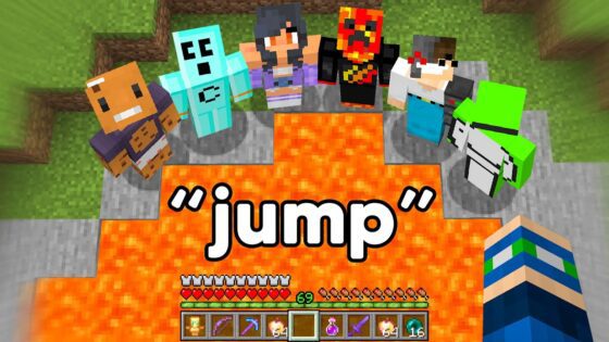 Minecraft, But YouTubers Control The Game… - Gameplay, Kingdom Kids Zone, Minecraft - EYstreem