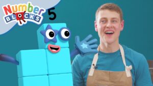 @Numberblocks | National Numeracy Day | Let's bake Numberblock Five Flapjacks! - Kingdom Kids Zone, Little Learners - Numberblocks