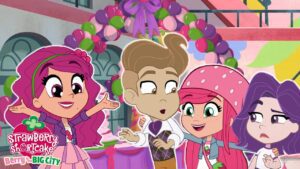 Strawberry Shortcake 🍓 Strawberry's Surprise! 🍓 Berry in the Big City - Kids TV Series, Kingdom Kids Zone - Strawberry Shortcake - WildBrain