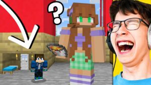 I Fooled a Girl with a TINY Secret Base in Minecraft - Gameplay, Kingdom Kids Zone, Minecraft - EYstreem
