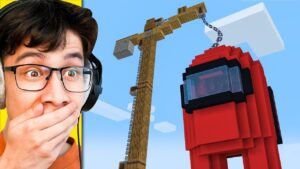 I Stole my Friend’s Among Us House in Minecraft - Gameplay, Kingdom Kids Zone, Minecraft - EYstreem