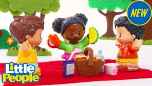 NEW ⭐️ Picnic Day in the Park with friends! 🧺☀️ ⭐️ @littlepeople New Season ⭐️ - Kids TV Series, Kingdom Kids Zone - Little People - Fisher Price