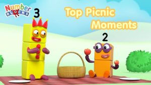 Numberblocks | Top Moments | Top Picnic Moments - Kingdom Kids Zone, Little Learners - Numberblocks