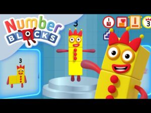 @Numberblocks | MI15 Fact File All About Numberblock Three | Learn to Count - Kingdom Kids Zone, Little Learners - Numberblocks