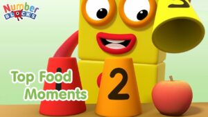 Numberblocks | Top Moments | Top Food Moments - Kingdom Kids Zone, Little Learners - Numberblocks