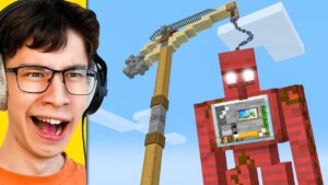 I Stole My Friend’s Blood Golem House in Minecraft - Gameplay, Kingdom Kids Zone, Minecraft - EYstreem