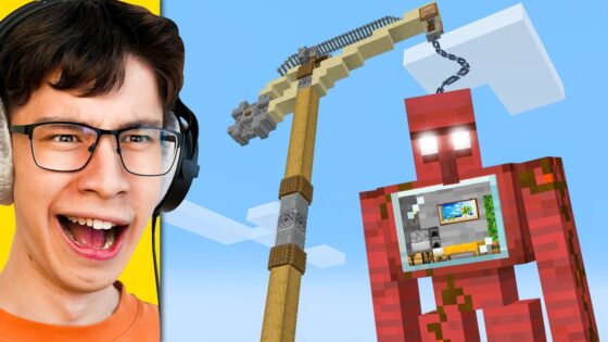 I Stole My Friend’s Blood Golem House in Minecraft - Gameplay, Kingdom Kids Zone, Minecraft - EYstreem
