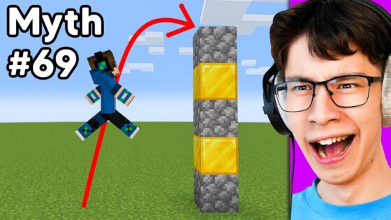 Testing 100 Minecraft Myths in 24 Hours - Gameplay, Kingdom Kids Zone, Minecraft - EYstreem