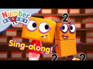 Sing-along | Numberblocks Learn to Count Songs | Two Times Table - Kingdom Kids Zone, Little Learners - Numberblocks