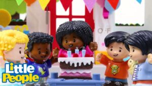⭐️ BIRTHDAY PARTY! Let's decorate for our friend! 🎁🎈 @Little People – Fisher Price Season ⭐️ - Kids TV Series, Kingdom Kids Zone - Little People - Fisher Price