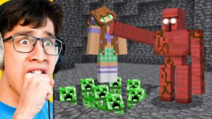 I Fooled a Girl as BLOOD GOLEM in Minecraft - Gameplay, Kingdom Kids Zone, Minecraft - EYstreem