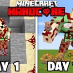 I Survived 100 DAYS as GIANT ALEX in Hardcore Minecraft - Gameplay, Kingdom Kids Zone, Minecraft - EYstreem