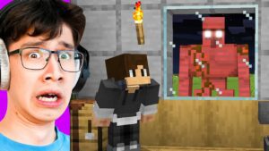 I Scared My Friend as BLOOD GOLEM in Minecraft - Gameplay, Kingdom Kids Zone, Minecraft - EYstreem