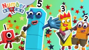 Karaoke Sing-along! | Numberblocks 45 Minute Compilation | 123 – Numbers Cartoon For Kids - Kingdom Kids Zone, Little Learners - Numberblocks