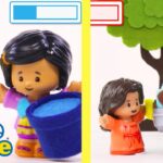 NEW ⭐️ CLEANING COMPETITION! 🧼 Which Team will WIN? 🔵🔴 @littlepeople New Season ⭐️ - Kids TV Series, Kingdom Kids Zone - Little People - Fisher Price
