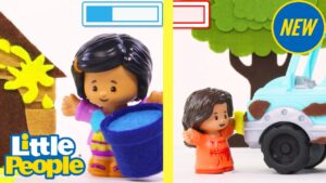 NEW ⭐️ CLEANING COMPETITION! 🧼 Which Team will WIN? 🔵🔴 @littlepeople New Season ⭐️ - Kids TV Series, Kingdom Kids Zone - Little People - Fisher Price