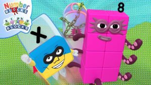 @Numberblocks & @officialalphablocks | Alphablocks and Numberblocks Meet | X v Octoblock Hero special - Kingdom Kids Zone, Little Learners - Numberblocks
